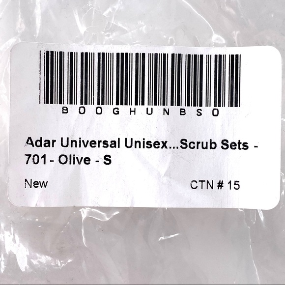 Adar Universal Unisex Drawstring Scrubs Set - S - Picture 6 of 6